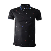 Polo Pique Logo Golfer - Black